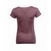 SOL'S Women's Heather Burgundy Mixed T-Shirt