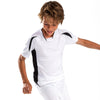 SOL'S Youth White/Black Maracana 2 Contrast T-Shirt