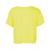 SOL'S Women's Neon Yellow Maeva Beach Crop T-Shirt