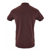 SOL'S Men's Heather Oxblood Phoenix Pique Polo Shirt