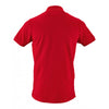 SOL'S Men's Red Phoenix Pique Polo Shirt