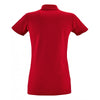 SOL'S Women's Red Phoenix Pique Polo Shirt