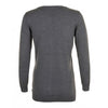 SOL'S Women's Charcoal Marl Ginger Crew Neck Sweater