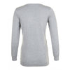 SOL'S Women's Grey Marl Ginger Crew Neck Sweater