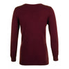 SOL'S Women's Oxblood Ginger Crew Neck Sweater
