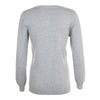 SOL'S Women's Grey Marl Griffin Round Neck Cardigan
