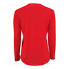 SOL'S Women's Red Sporty Long Sleeve Performance T-Shirt