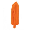 SOL'S Men's Orange Perfect Long Sleeve Pique Polo Shirt