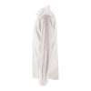 SOL'S Men's White Brody Herringbone Long Sleeve Shirt