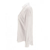 SOL'S Women's White Brody Herringbone Long Sleeve Shirt