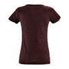 SOL'S Women's Heather Oxblood Regent Fit T-Shirt