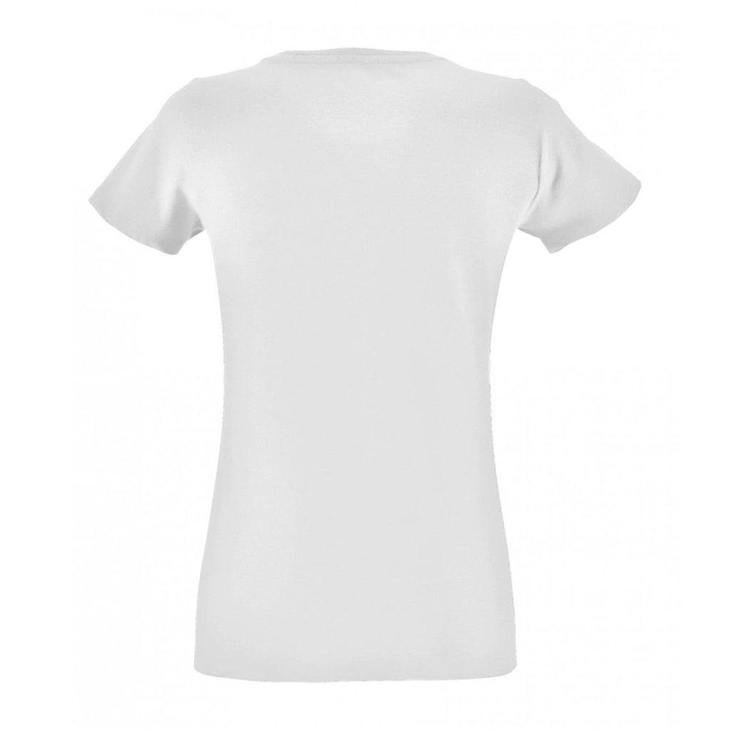 SOL'S Women's White Regent Fit T-Shirt