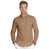 SOL'S Men's Chestnut Burma Roll Sleeve Poplin Shirt
