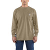 Carhartt Men's Khaki Flame-Resistant Carhartt Force Cotton L/S T-Shirt