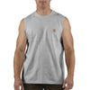 Carhartt Men's Heather Grey Workwear Pocket Sleeveless T-Shirt