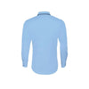 SOL'S Men's Sky Blue/Navy Baxter Long Sleeve Contrast Fitted Shirt