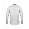SOL'S Women's White/Black Stripe Baxter Long Sleeve Contrast Fitted Shirt