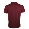 SOL'S Men's Burgundy Prime Poly/Cotton Pique Polo Shirt