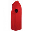 SOL'S Men's Red Prime Poly/Cotton Pique Polo Shirt