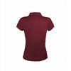SOL'S Women's Burgundy Prime Poly/Cotton Pique Polo Shirt
