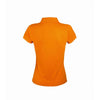 SOL'S Women's Orange Prime Poly/Cotton Pique Polo Shirt