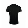 SOL'S Men's Black Portland Cotton Pique Polo Shirt