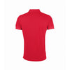 SOL'S Men's Red Portland Cotton Pique Polo Shirt