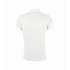 SOL'S Men's White Portland Cotton Pique Polo Shirt