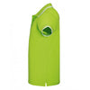 SOL'S Men's Lime/White Pasadena Tipped Cotton Pique Polo Shirt