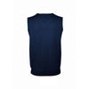 SOL'S Men's Navy Gentlemen Sleeveless Cotton Acrylic V Neck Sweater