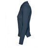 SOL'S Women's Denim Podium Long Sleeve Cotton Pique Polo Shirt