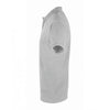 SOL'S Men's Grey Marl Perfect Cotton Pique Polo Shirt
