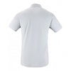 SOL'S Men's Pure Grey Perfect Cotton Pique Polo Shirt