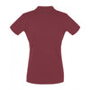 SOL'S Women's Burgundy Perfect Cotton Pique Polo Shirt