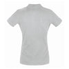 SOL'S Women's Grey Marl Perfect Cotton Pique Polo Shirt