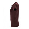 SOL'S Women's Heather Oxblood Perfect Cotton Pique Polo Shirt