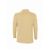 SOL'S Men's Sand Winter II Long Sleeve Cotton Pique Polo Shirt