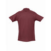 SOL'S Men's Burgundy Spring II Heavy Cotton Pique Polo Shirt