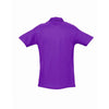 SOL'S Men's Dark Purple Spring II Heavy Cotton Pique Polo Shirt