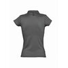 SOL'S Women's Dark Grey Prescott Cotton Jersey Polo Shirt