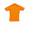 SOL'S Men's Orange Prescott Cotton Jersey Polo Shirt
