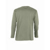 SOL'S Men's Khaki Monarch Long Sleeve T-Shirt