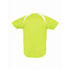 SOL'S Men's Apple Green/White Match Contrast Performance T-Shirt
