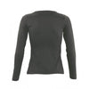 SOL'S Women's Dark Grey Majestic Long Sleeve T-Shirt