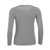 SOL'S Women's Grey Marl Majestic Long Sleeve T-Shirt
