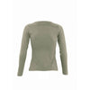 SOL'S Women's Khaki Majestic Long Sleeve T-Shirt