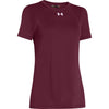 under-armour-women-burgundy-ss-tee