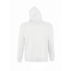 SOL'S Unisex White Slam Hooded Sweatshirt