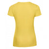 Russell Women's Yellow Lightweight Slim T-Shirt