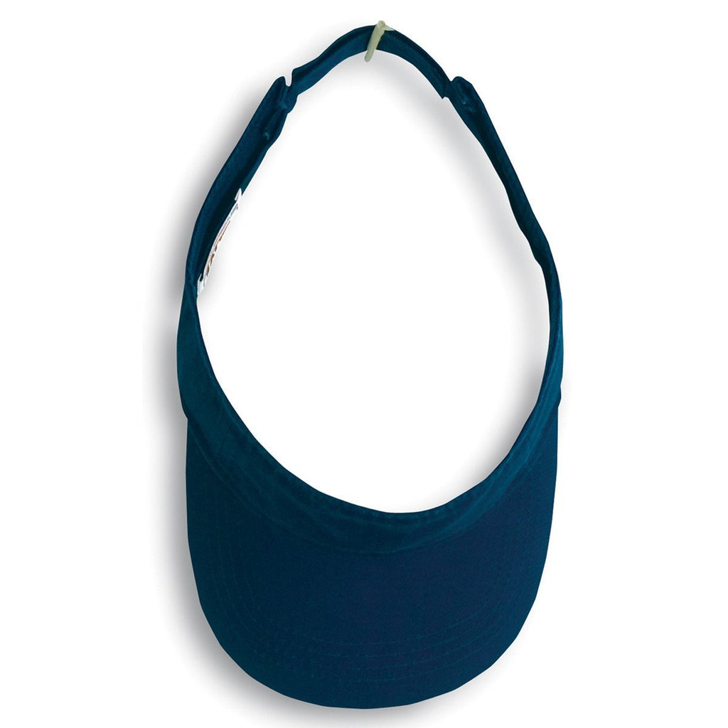 Anvil Navy Solid Low-Profile Twill Visor